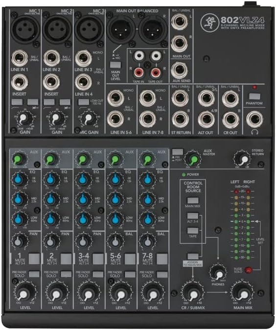 Mackie 802VLZ4, 8-channel Ultra Compact Mixer - Image 3