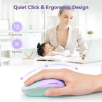 TECKNET Wireless Mouse, 2.4G Quiet Computer Mouse - Image 3
