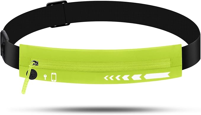 USHAKE Slim Running Belt for Women Men-Runners Phone Holder Fanny Pack by USHAKE