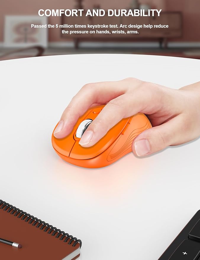 Trueque Wireless Mouse for Laptop, 2.4GHz Ergonomic Computer Mouse - Image 7