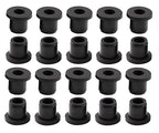 20 pcs 7/16" Drill Hole，1/4" ID Black Silicone Top hat Rubber Grommets by Unknown
