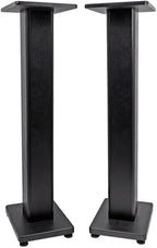 Rockville Pair RHT28 28 Inch Bookshelf Speaker Stands, 60 lbs Capacity - Image 3