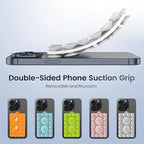 ZYCCER Double Sided Silicone Suction Phone Holder Mount, Compatible - Image 6