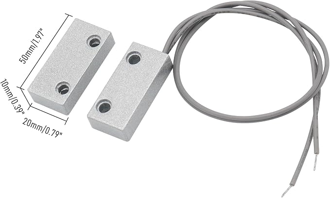 Magnetic Reed Switch Wired Surface Mount Normally Open/Closed NC/NO Contact - Image 2