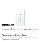 Eve Energy Outlet 3-Pack – Smart Outlet & Power Meter, App & Voice Control - Image 2
