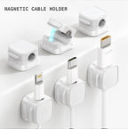 Generic 6 Pack Magnetic Cord Holder, Adhesive Wire Organizer, Under Desk Cable - Image 2