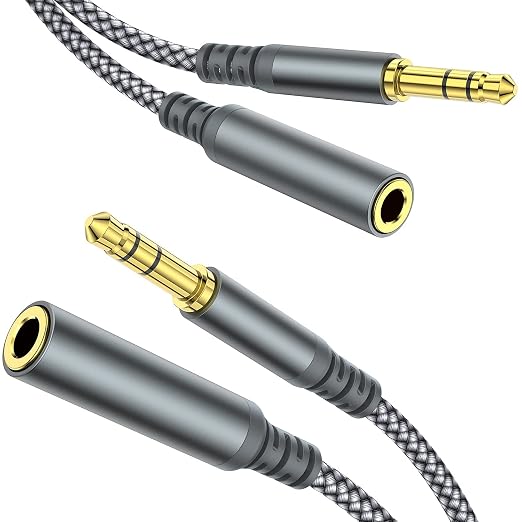 MCSPER Headphone Extension Cable, 3.5mm Extension AudioMale to Female Aux by MCSPER