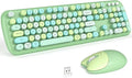 KNOWSQT Wireless Keyboard and Mouse Combo Pale Green by KNOWSQTKeyboardMouse