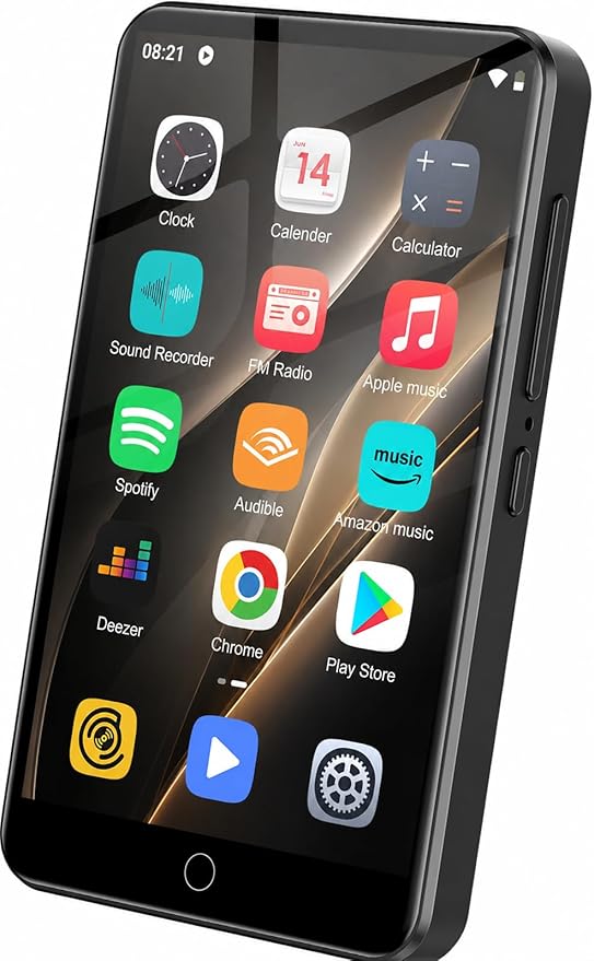 144GB MP3 Player with Bluetooth and WiFi, ZAQE 4.0 Inch Touch Screen Android by ZAQE