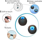 Earbud Tips Ear Bud Tips Soft Anti Slip Washable and Reusable Silicone - Image 5