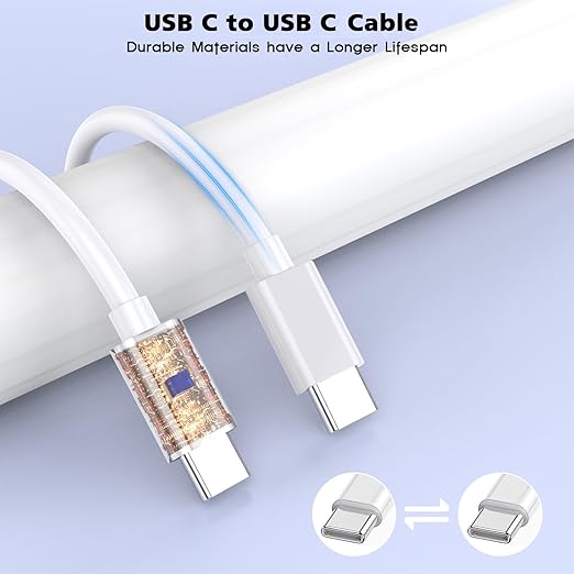 iPhone 16/15 Charger Fast Charging 20W USB Type C Charger Block 3Pack C - Image 4