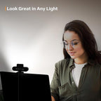 5-in-1 Design 4K Webcam with Speaker and Microphone, Built-in Light, Privacy - Image 6