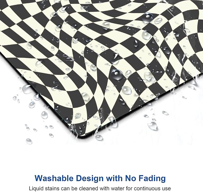 Mouse Pad, Square Mouse Mat Waterproof Computer Mousepad Non-Slip Rubber Base - Image 4