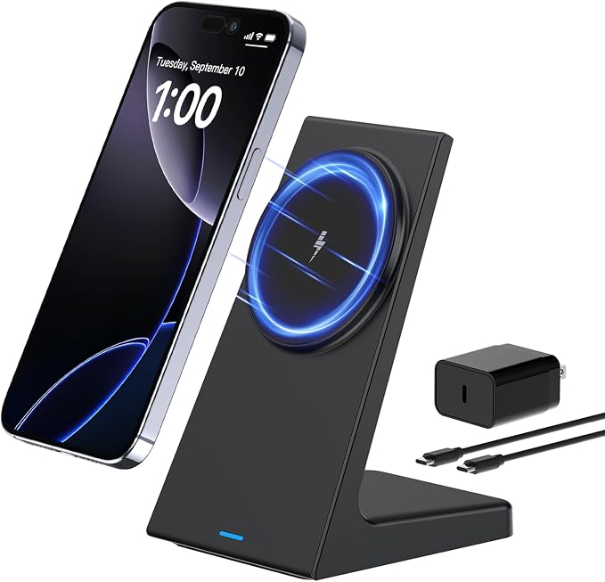 PUY for MagSafe Charger Stand, 20W Fast Magnetic Wireless Charging Station by Unknown