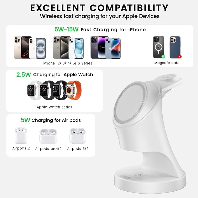 3 in 1 Wireless Charging Station - Image 3