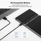 DeLUX Foldable Keyboard with Touchpad and Numeric Keypad, 2.4G Wireless and - Image 5