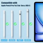 Upgraded Replacement Tips for Apple Pencil Pro/1st Gen/2nd Gen/USB-C, Metal Pen - Image 3