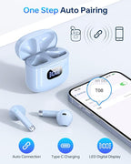 KTGEE Wireless Earbuds Bluetooth 5.3 Headphones, 40Hrs Playback Stereo Ear Buds - Image 6