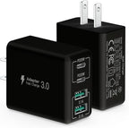 sccvee USB C Wall Charger, 40W 4-Port USB C Charger Block, Fast Charging Block by SCCVEE