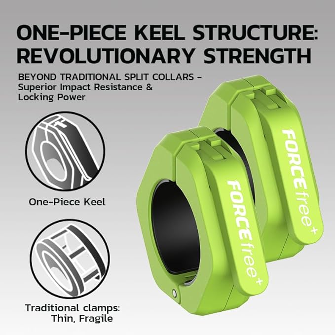Barbell Clips, Barbell Clamps, Quick Release Olympic Barbell Clamps - Image 6