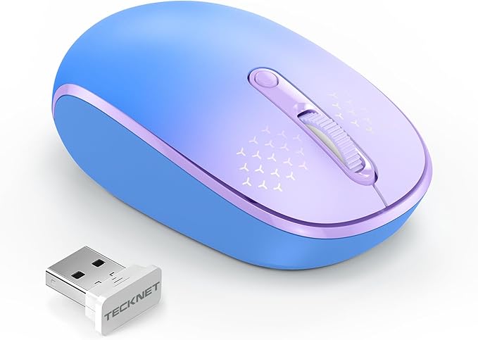 TECKNET Wireless Mouse, 2.4G Quiet Computer Mouse by Tecknet