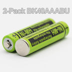 2 BK-40AAABU 1.2V 400mAh Battery Packs - Image 3