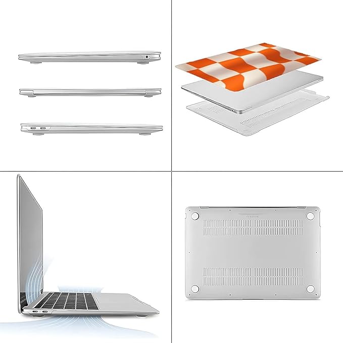 Compatible with MacBook Air 13.3 13.6 Inch Case 2022 2021 2020 2019 Plastic - Image 3