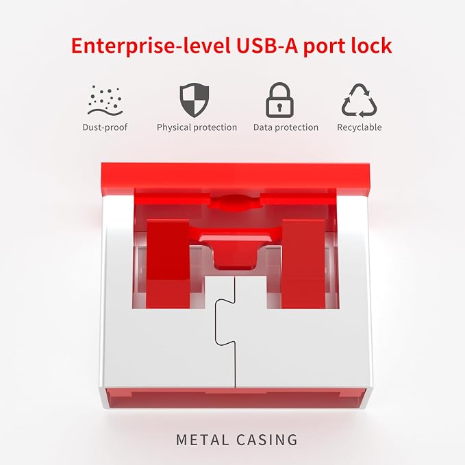 12PCS USB Metal Port Lock Blocker - Image 8