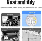 Multifunctional Data Cable Conversion Head Portable Storage Box, Phone Holder - Image 5