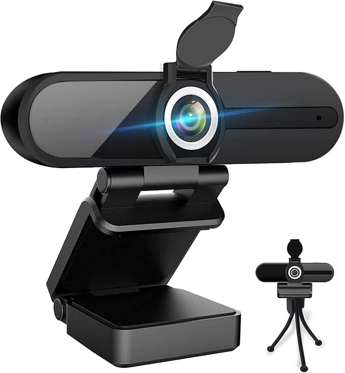 4K Webcam, HD Webcam 8MP- Laptop PC Desktop Computer Web Camera by ZIQIAN%C2%AE