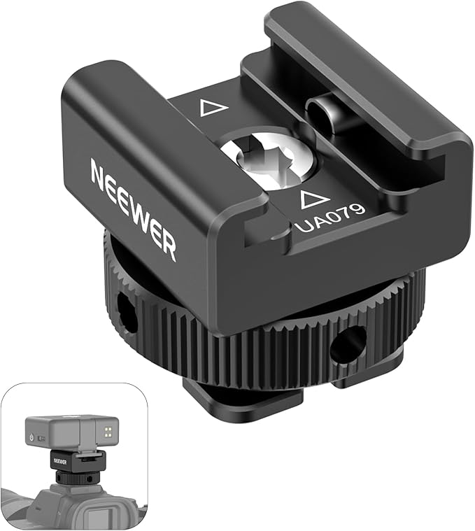 NEEWER Cold Shoe Mount Adapter Compatible by Neewer