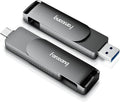 512GB Fast External SSD Flash Drive Up to 2000MB/s USB3.2 Gen2, 2-in-1 Dual USB by fanxiang