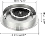 uxcell Cable Hole Cover, 2.4Inch/60mm Zinc Alloy Desk Wire Cord Cable Grommets - Image 2