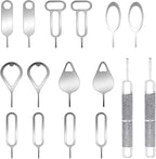 16 Pieces SIM Card Removal Openning Tool Tray Eject Pins Needle Opener Ejector by Unknown