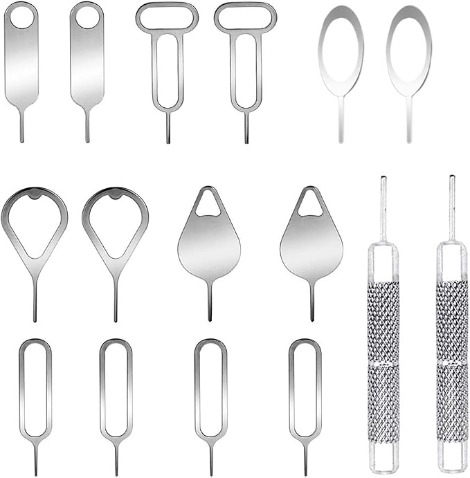 16 Pieces SIM Card Removal Openning Tool Tray Eject Pins Needle Opener Ejector by Unknown