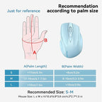 TECKNET Wireless Mouse Silent 4800 DPI Computer USB A & Bluetooth Mouse 6 - Image 3