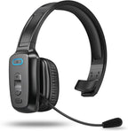 Bluetooth Headset, 60hrs Noise Canceling V5.2 Over Head Headphones, Single Ear by Home