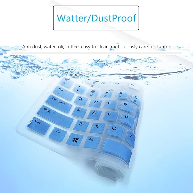 Keyboard Cover Skin for Dell KM636 KB216 KB216t KB216d KB216p Wired & Wireless - Image 8