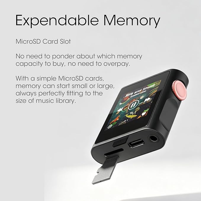 SHANLING M0 Pura Hi-Fi MP3 Player, Dual CS43131 DAC, 250mW@32Ω Balanced Output - Image 4