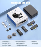 FULAIM X2 Wireless Lavalier Microphone - Image 8