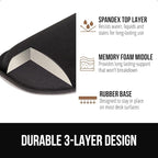 GORILLA GRIP Silky Memory Foam Keyboard Wrist Rest and Mouse Pad - Image 5