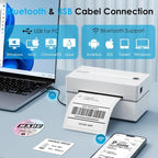 Bluetooth Thermal Shipping Label Printer, 4x6 Portable Thermal Address Label - Image 2
