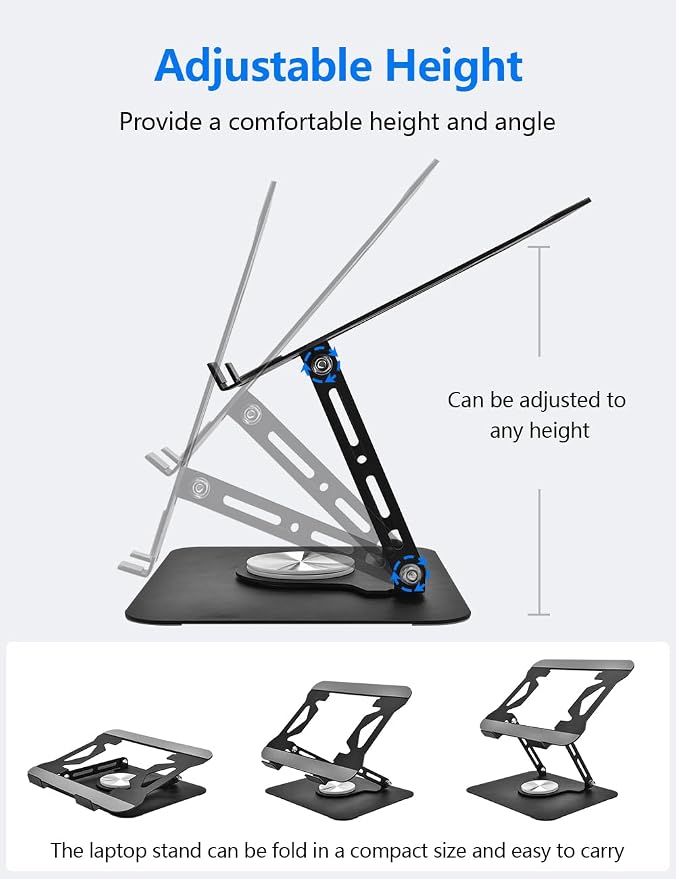 Laptop Stand for Desk, Adjustable Computer Stand - Image 2