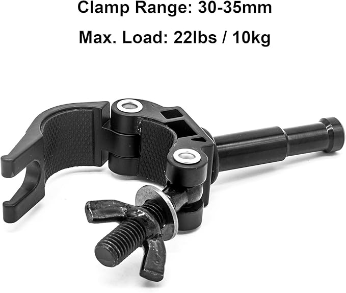 PHOCUS Half Coupler Clamp with 5/8" Pin, Photography Heavy Duty Truss Clamp - Image 4