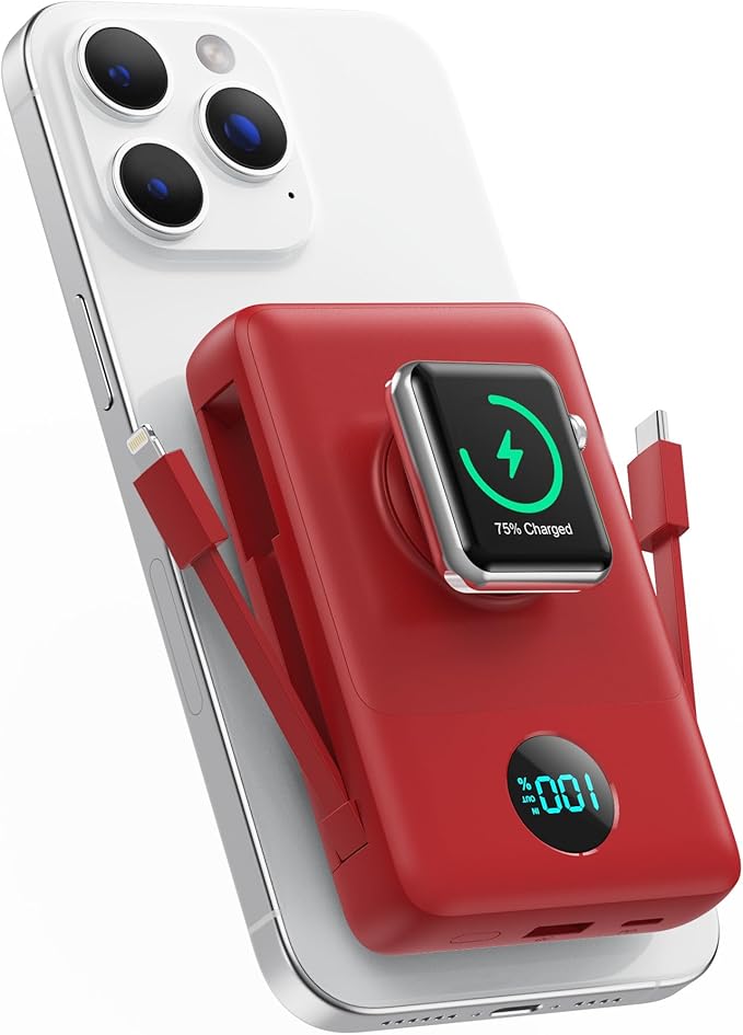 Magnetic Portable Charger 10800mAh by APHUWJ