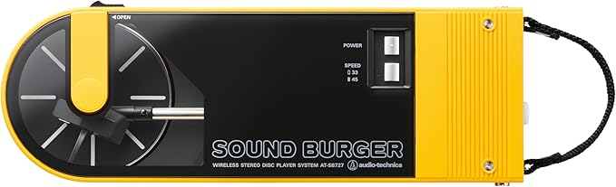 Audio-Technica AT-SB727-YL Portable Turntable - Image 4