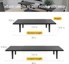 Across-Star Dual-Monitor-Stand-Riser-For-Desk Adjustable Length 32-40 - Image 3