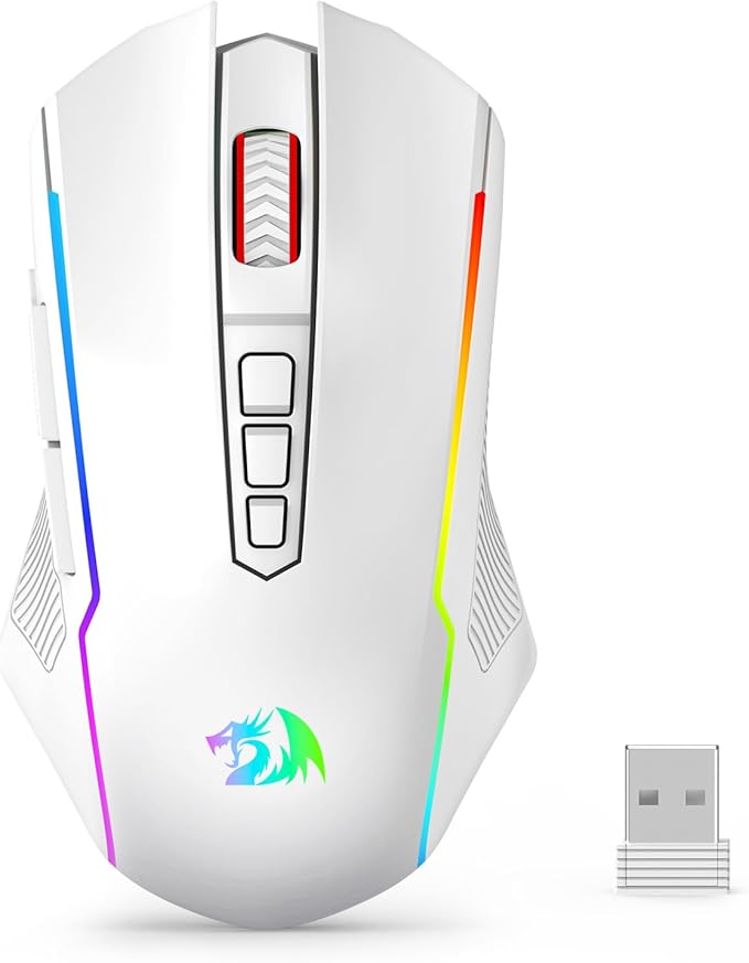 Redragon Wireless Gaming Mouse, Tri-Mode 2.4G/USB-C/Bluetooth Mouse Gaming - Image 7