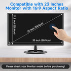 2 Pack 23 Inch Anti Glare Computer Screen Cover, Eye Protection Matte Anti - Image 7