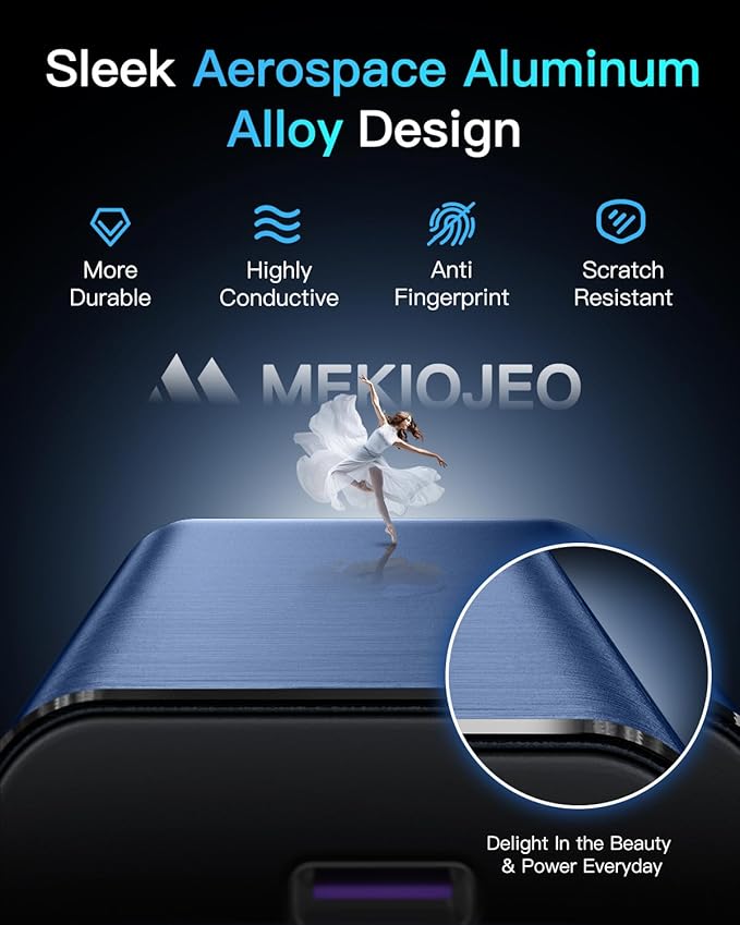 MEKIOJEO 12 Ports Aluminum Alloy 380W Charging Station Fast USB C Charger Block - Image 2